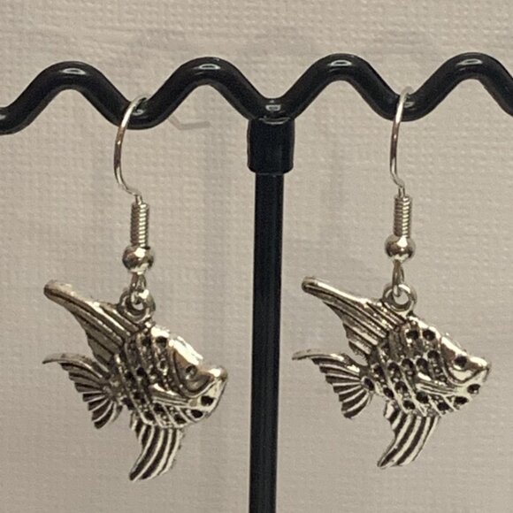 Fish Earring, Fish Jewelry, Gift Idea, Silly Animal Earring, Novelty Earring - Picture 6 of 9